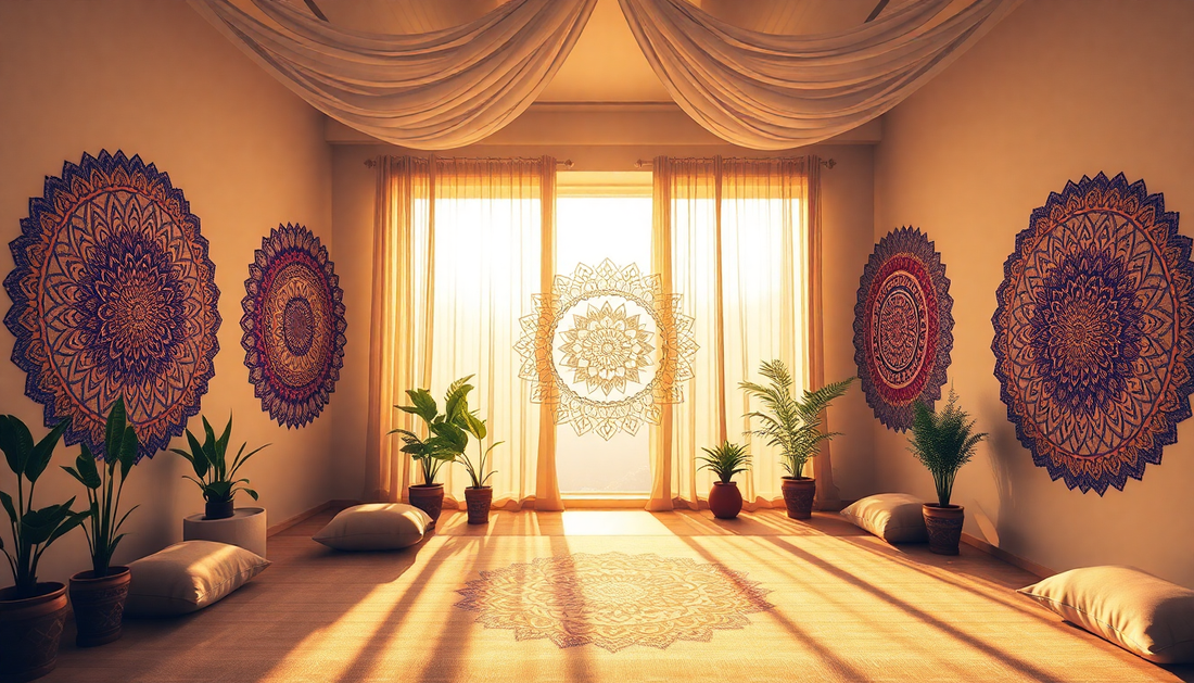 Elevate Your Space: Infusing Spiritual Serenity with Mandala Designs